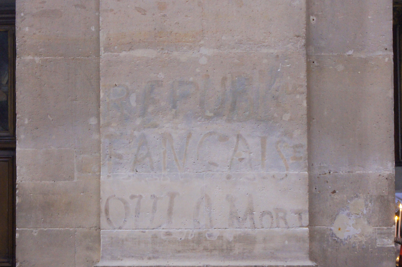Inscription église st Paul - Le Marais - Le Marais Mood