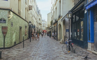 The Marais Jewish quarter in Paris
